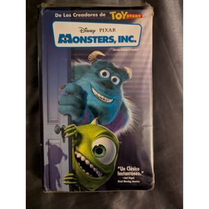 Disney Pixar Monsters, Inc. VHS Versión Doblada al Español